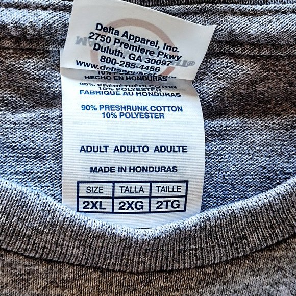 MATCO Tools USA FLAG (Wrench-Socket) S.S. 2XL Heather Gray Tee ~ NEW ~ LAST ONE! - Picture 5 of 8